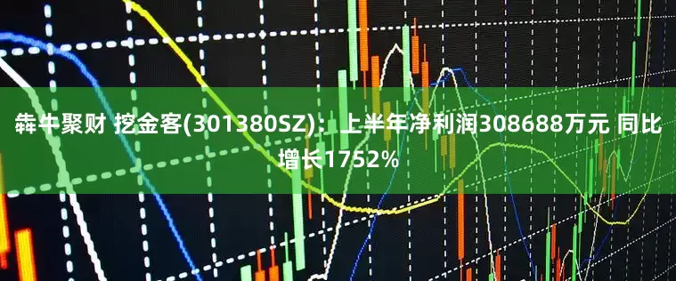 犇牛聚财 挖金客(301380SZ)：上半年净利润308688万元 同比增长1752%